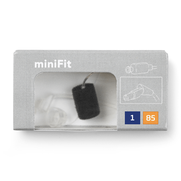 Sluchátko miniFIT, výkon 85 OTICON, BERNAFON