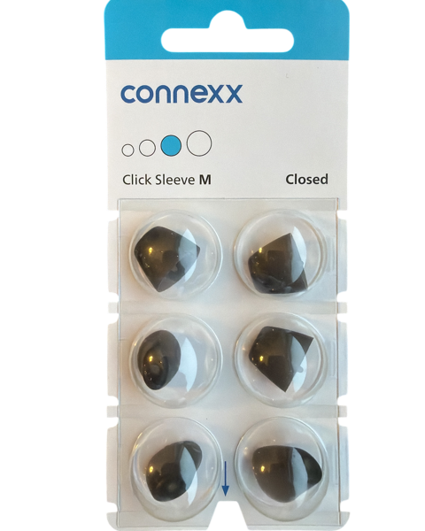 Sluchátko Connexx SIGNIA Click Sleeve uzavřené M