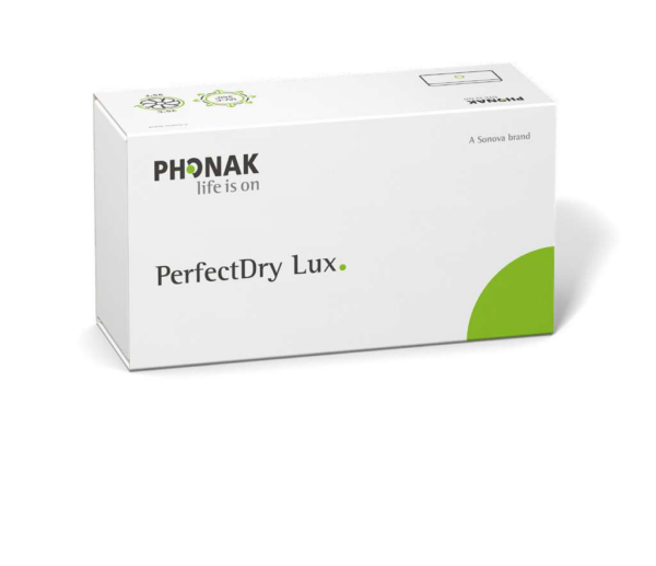 Perfect Dry Lux zařízení pro sušení a uchovávání sluchadel Phonak
