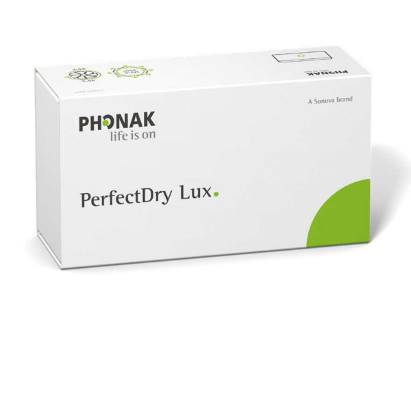 Perfect Dry Lux zařízení pro sušení a uchovávání sluchadel Phonak