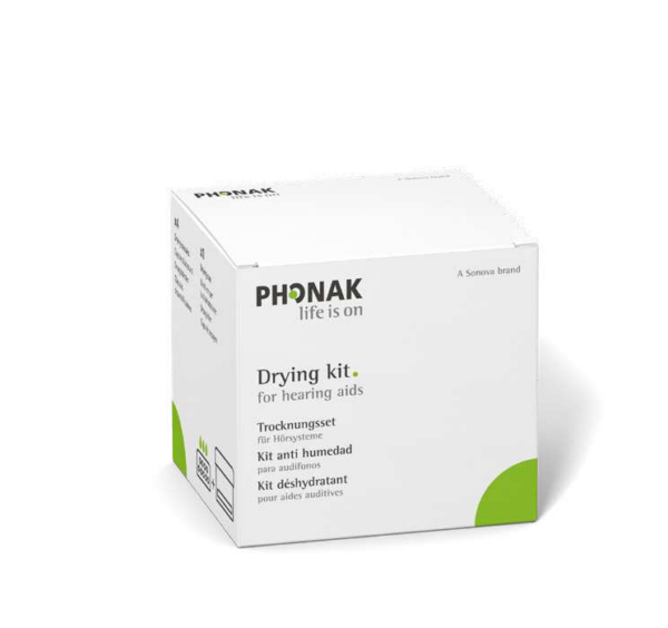 Sada pro vysoušení sluchadel Phonak
